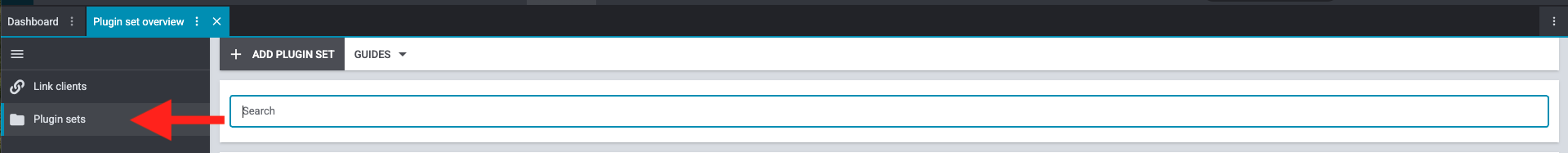 navigate to plugins